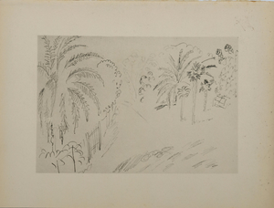 Henri Matisse, Jardin luxuriant, Lithograph