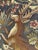 Aubusson Style Medieval Jacquard Tapestry with Deer Chase, 1960s For Sale - Image 9 of 18