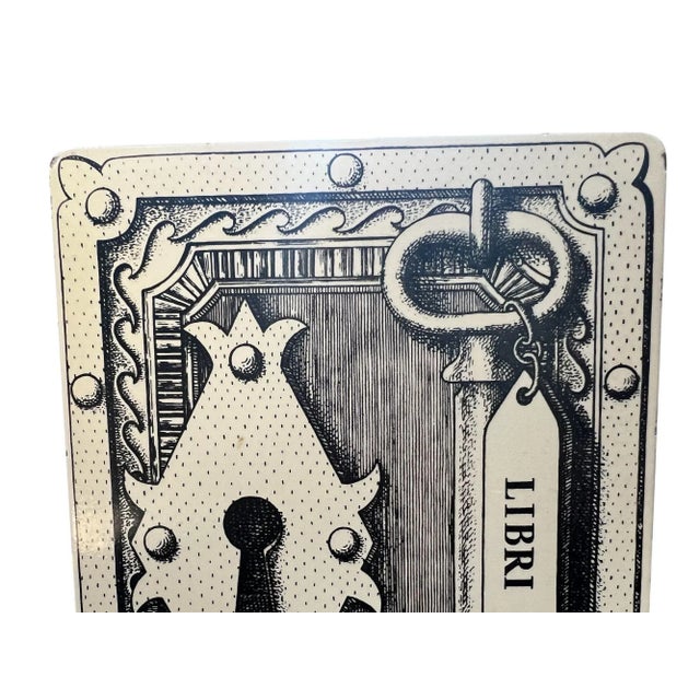 Piero Fornasetti - Libri Proibiti Bookends, Italy 1950 For Sale - Image 4 of 4