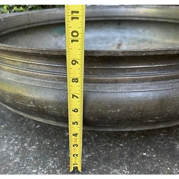 Bronze Pair of Antique Bronze Urlis on Tall Bronze Stands For Sale - Image 8 of 15