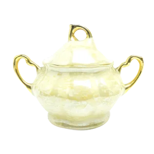 Porcelain Sugar Bowl from Chodzież, Poland, 1960s