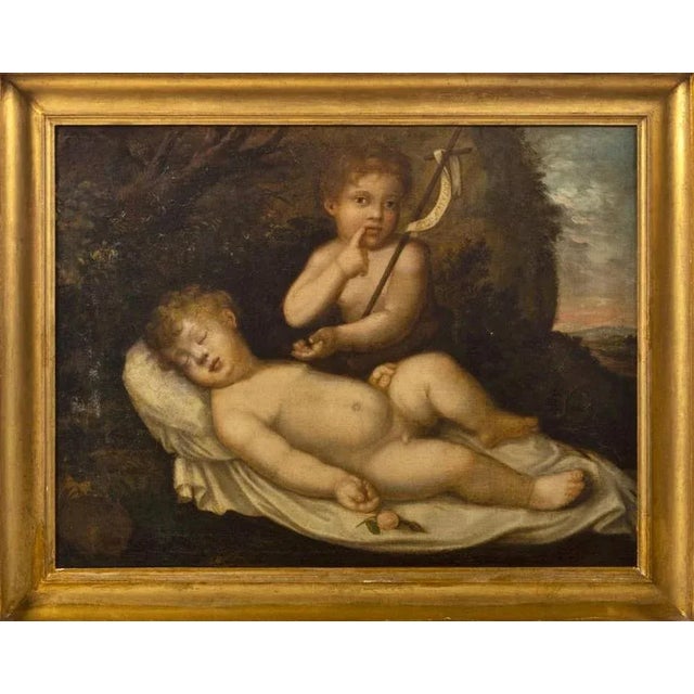 Italian School Artist, Lamb of God, 17th Century, Oil on Canvas For Sale - Image 7 of 7