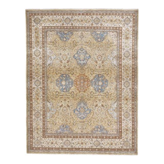 Genuine Hand Knotted Indo Persian Rug. 8'x 10' For Sale