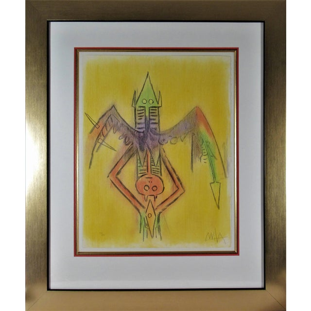 Wifredo Lam, Innocence, from the suite, Pleni Luna., 1974 For Sale In San Francisco - Image 6 of 6