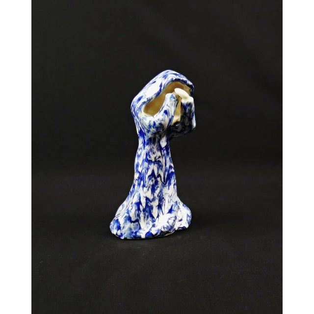 Cream Ceramic Lamentation of the Virgin Mary by Luisa for Barcelos, 1980s For Sale - Image 8 of 14