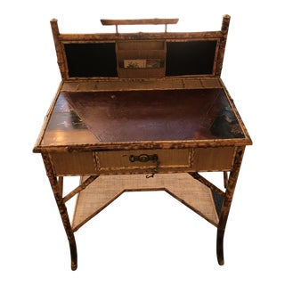 Mid 19th Century Antique Bamboo Desk For Sale