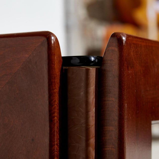 Walnut Coffee Table by Afra & Tobia Scarpa for Cassina, 1960s For Sale - Image 13 of 18