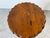 1980s Vintage Organic Hand-Carved Mahogany Wood Plant Stand / Pedestal Table For Sale - Image 5 of 12