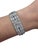 This stunning bracelet from the Art Deco era consists of numerous old European and single cut diamonds weighing...