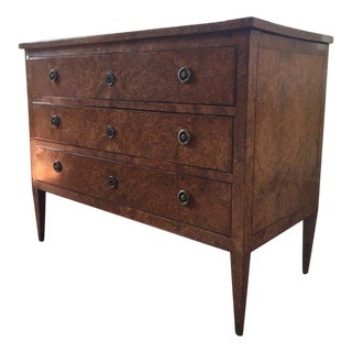 Late 18th Century Regency Elmwood Root Chest of Drawers, Italy, 1790 For Sale