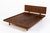 Richard Artschwager Vintage Mid-Century Walnut Wood Platform Bed by Richard Artschwager (Attr.) 1950s For Sale - Image 4 of 15