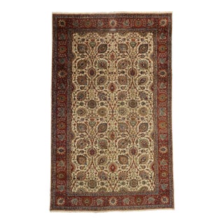 Vintage Persian Tabriz Rug - 09'08 X 15'10 For Sale