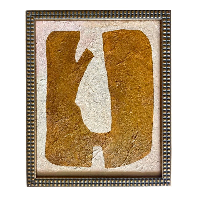 2025 "Ceppo" Abstract Minimalist Painting on Canvas by Artist r.k. Red For Sale