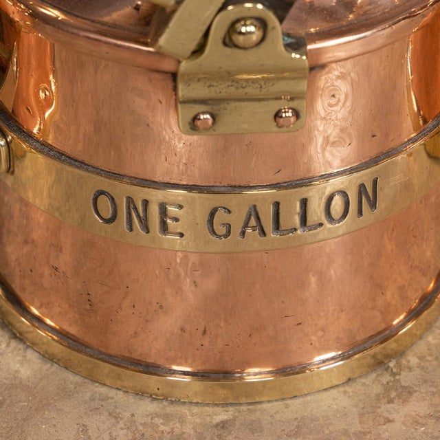 Vintage English Polished Checkpump Petrol Canisters, 1965, Set of 3 For Sale - Image 17 of 18