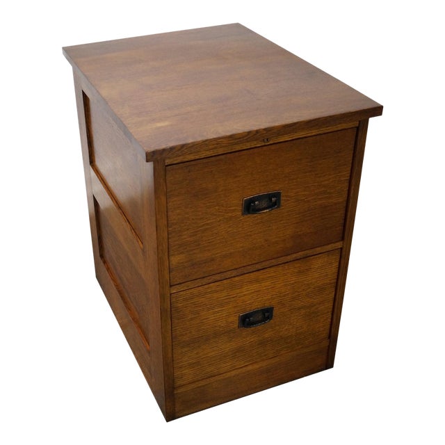 Stickley Mission Oak 2 Drawer File Cabinet Chairish