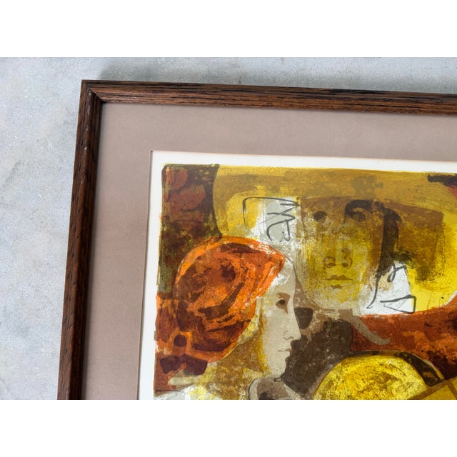 Vintage Alvar Sunol Hand Signed Limited Edition Lithograph 199/275 For Sale - Image 4 of 12