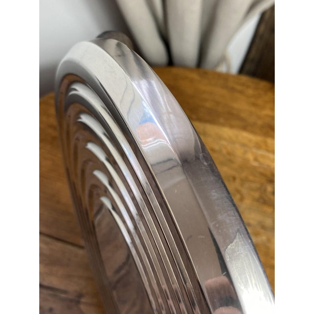 Ondulation Trivet by Luc Label for Christofle, 1920s For Sale - Image 13 of 16