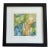 “Verdant Motion” Framed Original Mixed Media Abstract by Nancy Smith For Sale