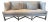 Dennis & Leen Gainsborough Sofa With Interlocking X-Stretcher Base For Sale