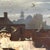 Brown Vintage Fantasy Realist Abandoned Cityscape by Paul Gorka, Signed (C. 1970, Oil on Canvas) For Sale - Image 8 of 9