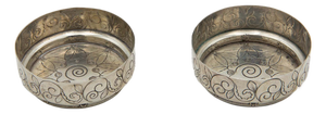 Silver Coasters, Set of 2