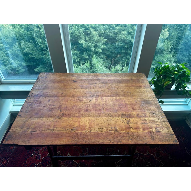 Antique 1905 Keuffel & Esser Drafting Table For Sale - Image 4 of 10