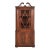 Baker Furniture Style Georgian Flame Mahogany Corner Cabinet, Circa 1940s For Sale