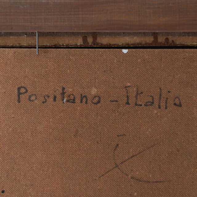 Positano and Valldemossa, Landscapes, 1990s, Oil on Canvas, Set of 2 For Sale - Image 13 of 14