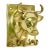 Mid-Century Boho Chic Farmhouse SoutwesternBrass Bull Wall Hooks - 3 Small Key, 1 Large Hook For Sale