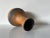 Vintage Organic Brown and Black Matte Glaze Ceramic Vase For Sale - Image 10 of 13