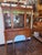 Antique Federal Style Mount Vernon Mahogany China Cabinet Bookcase 1920s For Sale - Image 17 of 18