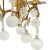Mid 20th Century Italian Brass and Crystal Two-Branch Wall Sconces, Pair For Sale - Image 5 of 8