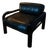 Vintage Gas Aulenti for Knoll Model 55-S1 Black Lounge Chair For Sale