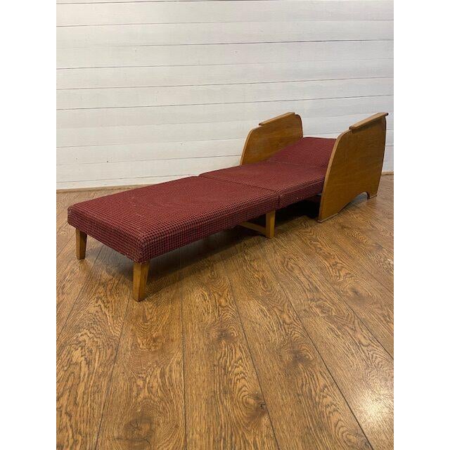 1930s Chair Extendable to Daybed, 1930 For Sale - Image 5 of 8