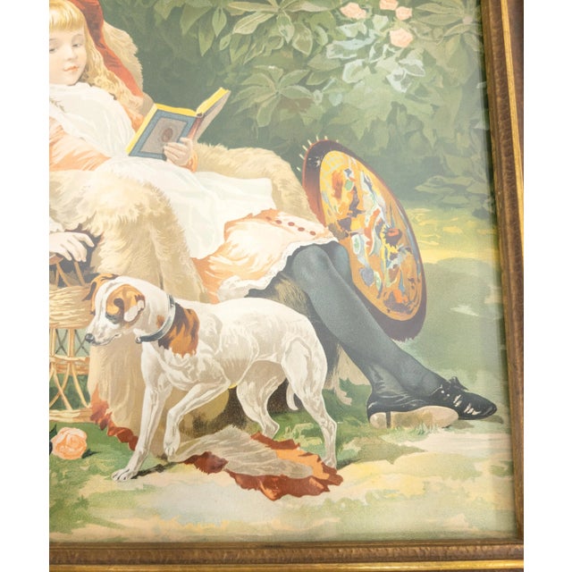 19th Century Chromolithograph Advertising Print for Dingman Soap For Sale In New York - Image 6 of 8