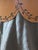 Custom Side Accent Table – Hand-Painted Metal Top & Fabric Skirt For Sale In Indianapolis - Image 6 of 14