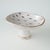Vintage 1960s Aldo Londi Bitossi "Feather Plume" pedestal bowl. Made in Italy and has a semi-translucent speckled glaze...