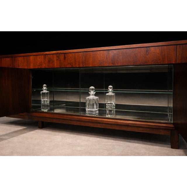 Brazilian Modern Credenza in Brazilian Rosewood by Celina, Brazil, 1960s - Lot 707A For Sale - Image 10 of 13