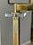 Frederick Cooper Solid Brass & Lucite Swing Arm Floor Lamp For Sale - Image 9 of 18