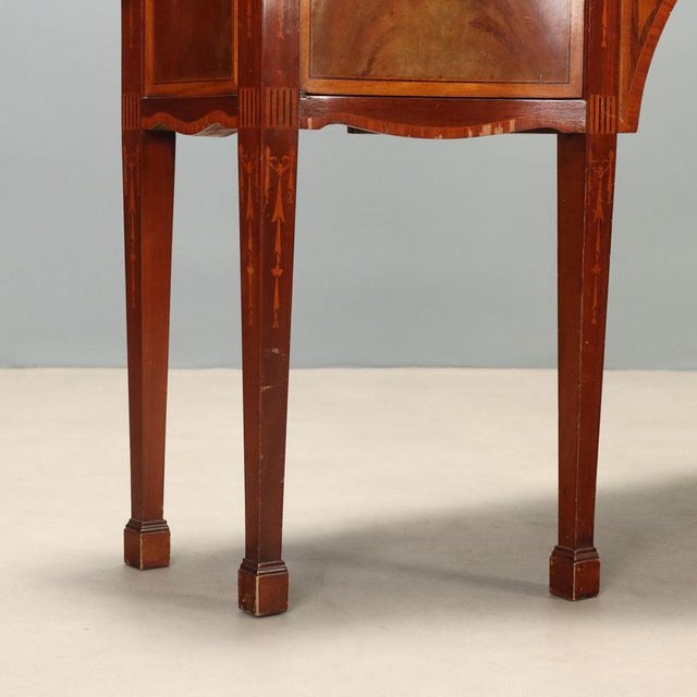 Victorian Style Mahogany Sideboard with Inlays For Sale - Image 9 of 12