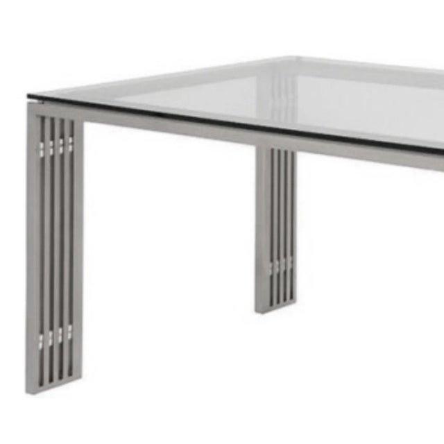 Vintage Chrome and Lucite Breakfast or Desk Table For Sale - Image 4 of 7