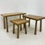 Brutalist Nesting Tables in Oak, 1970s, Set of 3 For Sale - Image 15 of 18