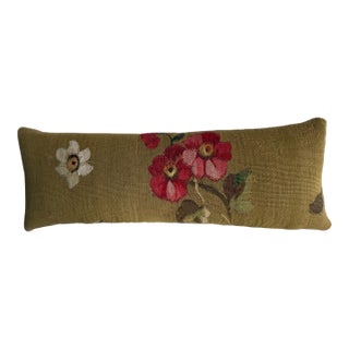 19th Century French Aubusson Tapestry Pillow For Sale