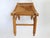 Vintage Curved Low Stool or Footstool With Rush Seat For Sale - Image 10 of 15