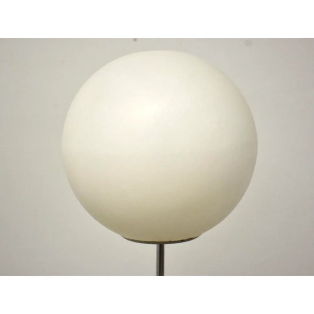 Mid-Century Modern Globe Chrome Floor Lamp For Sale - Image 4 of 10