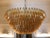 Mid-Century Modern Murano Glass Chandelier in the style of Venini, 1990s For Sale - Image 3 of 14