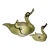Vintage Hull Usa #69 Pottery ~ Large & Small Swan Planter- Set of 2 For Sale