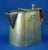 Measurements: height: 14 cm; width: 19.5 cm; depth: 10 cm item : beautiful, elegant metal teapot with a wicker handle and...