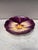 French Majolica Pansy Plate Jerome Massier, Circa 1890.