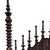 Furniture - Bobbin lace bed; in fine wood - 17th century. Portuguese from the 17th century; in fine wood with carvings....